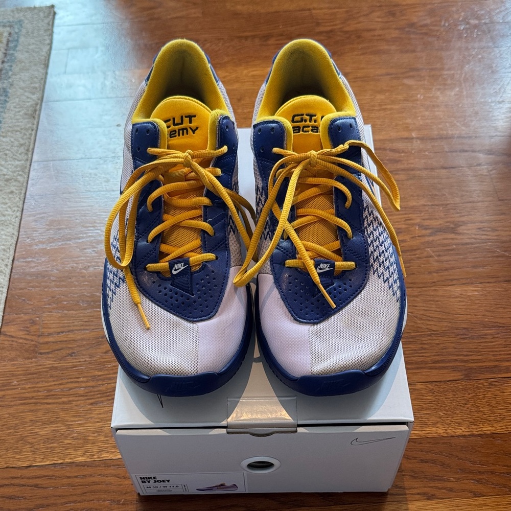 NWT Nike By Joey Low-Top Sneakers in Purple, Yellow & White
